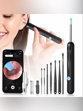 (16) - Smart Ear Wax Removal Tool with Camera & App – (Rechargeable)